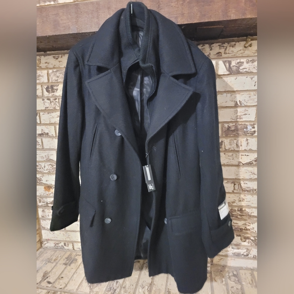 J.Ferrar Black Coat XL New